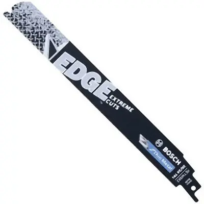 Bosch Fade-Resistant 25 pieces 9 Inches 20/24 TPI Edge Reciprocating Band Saw Blades Thin Metal (Bulk Pack), 2610044141