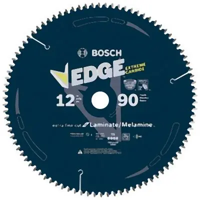 Bosch 12 Inches 90 Tooth Edge Circular Coping Saw Blade Laminate, 2610040960