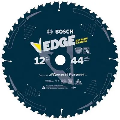 Bosch 12 Inches 44 Tooth Edge Circular Jigsaw Blade General Purpose Wood, 2610044096