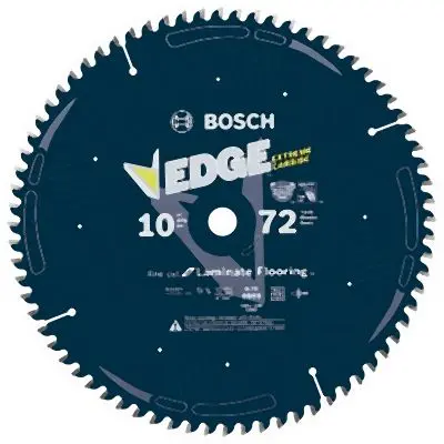 Bosch 10 Inches 72 Tooth Edge Circular Miter Saw Blade Laminate, 2610041300