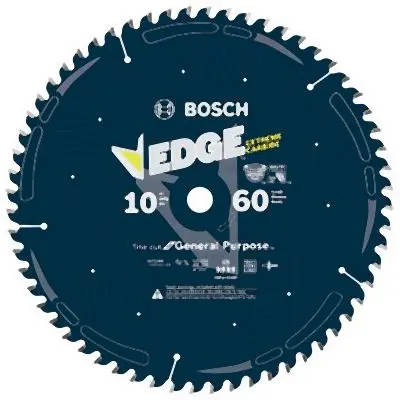 Bosch 10 Inches 60 Tooth Edge Circular Saw Blade Fine Finish, 2610041299