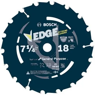 Bosch 25 pieces 7-1/4 Inches 18 Tooth Edge Travel-friendly Reciprocating Saw Blades Fast Cut (Bulk), 2610041286