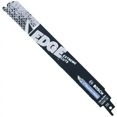 Bosch 25 pieces 9 Inches 14/18 TPI Edge Reciprocating Saw Blades Medium Metal (Bulk Pack), 2610044135