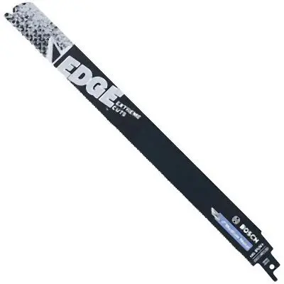 Bosch 25 pieces 12 Inches 14/18 TPI Edge Reciprocating Coping Saw Blades Medium Metal (Bulk Pack), 2610044137
