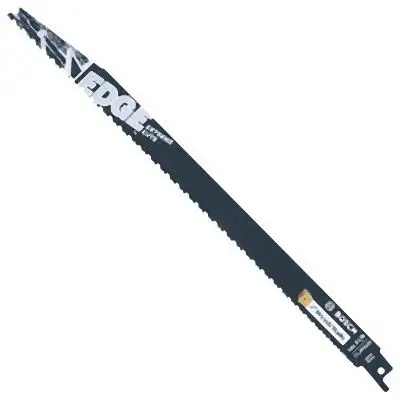 Bosch 25 pieces 12 Inches 6/12 TPI Edge Reciprocating Saw Blades Wood/Brad Nails (Bulk Pack), 2610044156