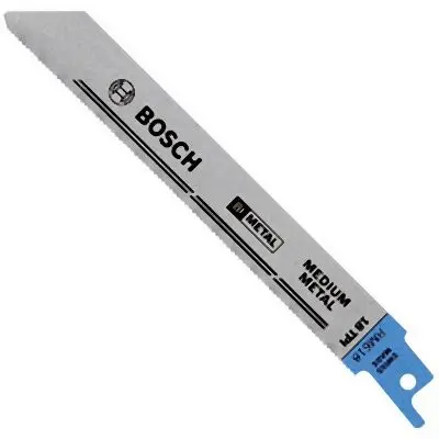 Bosch 25 pieces 6 Inches 18 TPI Metal Reciprocating Coping Saw Blades, 2610046002