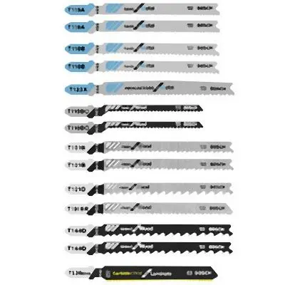 Bosch 14 pieces T-Shank Jig Saw Blade Set, 2607011665