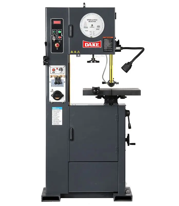 Dake Industrial Bandsaws, Model V-16, 82-3,950 fpm Blade speed, 987030-2