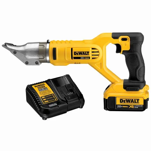 DeWalt 20V Max 18G Swivel Head Shears Kit, DCS491M2