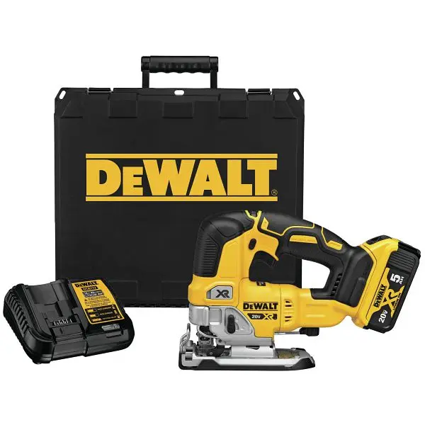 DeWalt XR 20V Max Brushless Variable Speed Keyless Cordless Jigsaw (Battery Incorporated), DCS334P1