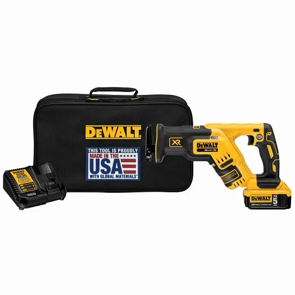 DeWalt 20V Max XR Space-saving Reciprocating Reciprocating Saw Kit, DCS367P1