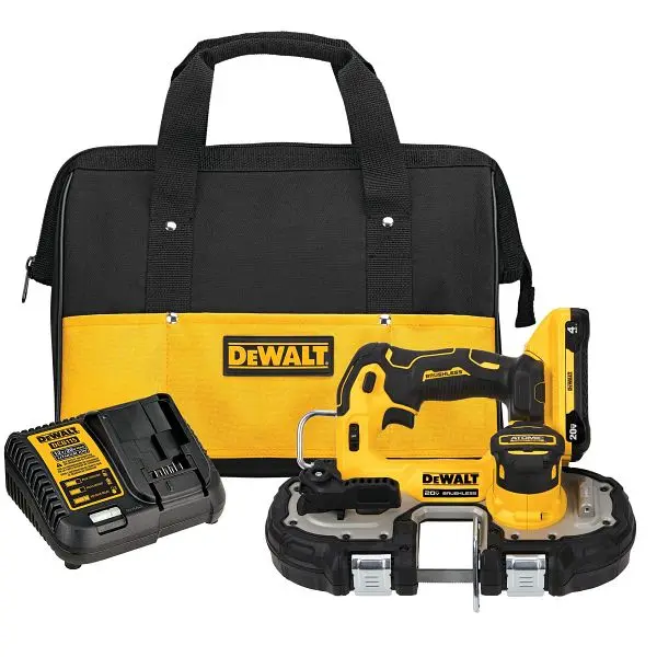 DeWalt ATOMIC 20V Max Brushless Cordless 1-3/4" Space-saving Bandsaw Kit, DCS377Q1