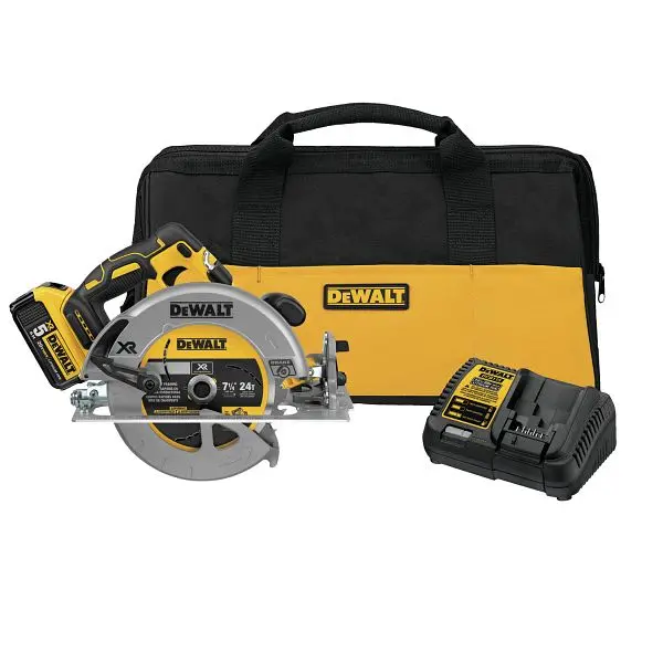 DeWalt Big 20V Max 7-1/4” Cordless Circular Saw Kit, DCS570P1