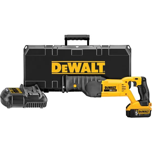 DeWalt King-Size 20V Max Lithium Ion Reciprocating Saw Kit, DCS380P1