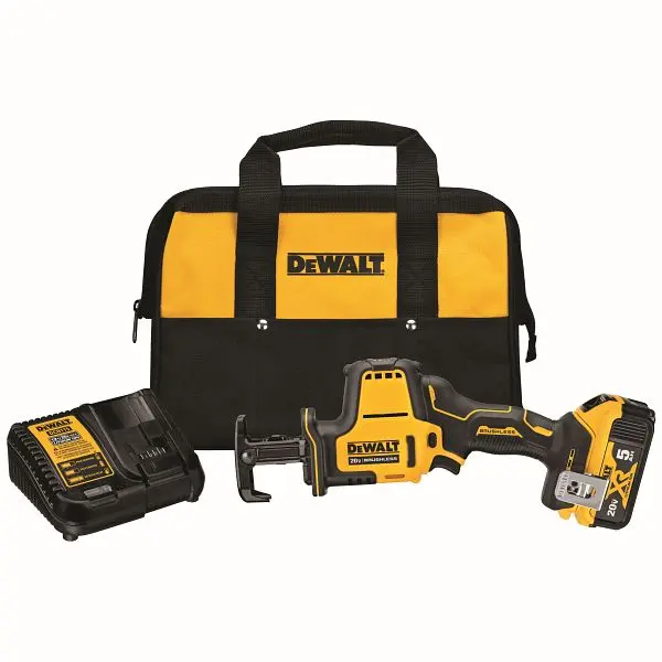 DeWalt Non-Toxic ATOMIC 20V Max Cordless One-Handed Reciprocating Saw Kit, DCS369P1