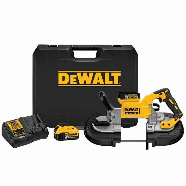 DeWalt Precision-Engineered 20V Max XR Brushless Deep Cut Band Saw Kit, DCS374P2