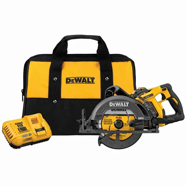 DeWalt Robust FLEXVOLT 60V Max 7-1/4” Worm Drive Style Hacksaw (9.0Ah Battery), DCS577X1