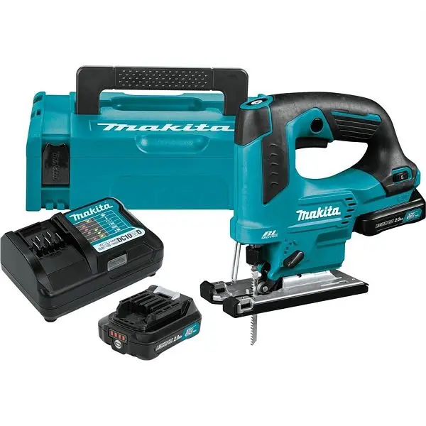 Makita 12V max CXT Lithium-Ion Brushless Cordless Top Handle Jig Saw Kit, VJ06R1J
