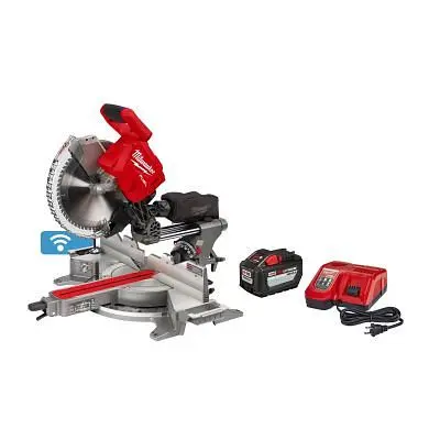 Milwaukee Professional-Grade M18 Fuel 12" Dual Bevel Sliding Compound Miter Hand Saw Kit, 2739-21HD