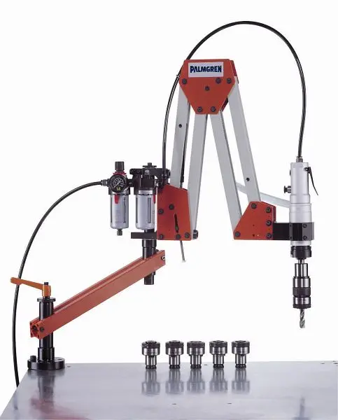 Palmgren Fast Production - Bottoming Tap Pneumatic Tapping Machine, 55" reach - 300 rpm, 9680412