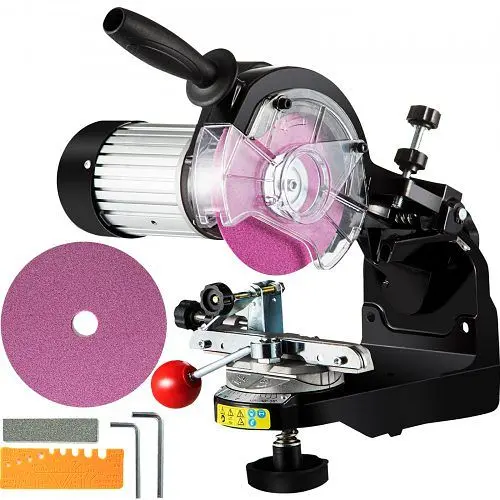 VEVOR Chainsaw Sharpener 230W, Professional Multi-Angle Adjustable Chain Grinder 3000RPM, MLJ00000000000001V1