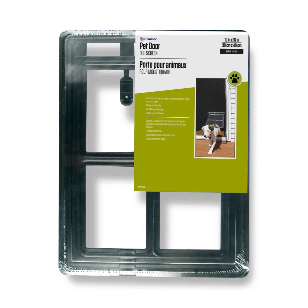 Pet Door Screen 12" x 16", Onyx