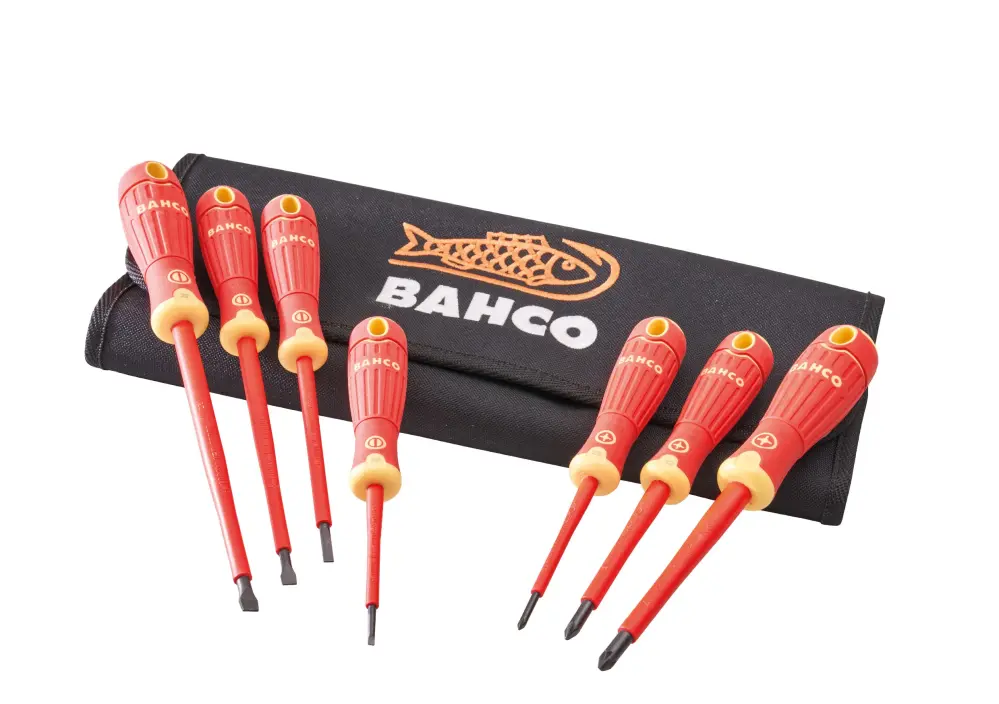 Bahco 7 Piece VDE Screwdriver Adjust Wallet