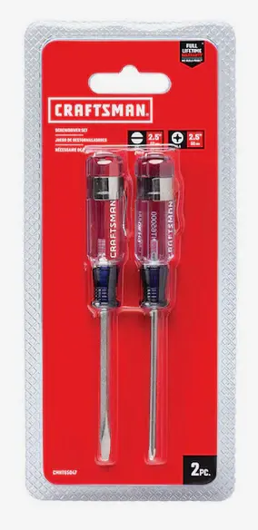 Craftsman 2pc Screwdriver Adjust