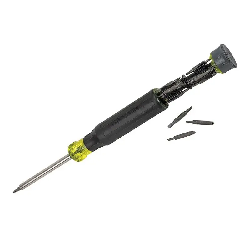Klein Tools 32327 27--1 Screwdriver, Hex, Phillips, Slotted, Torx Drive, 8-3/4 OAL, Acetate Handle