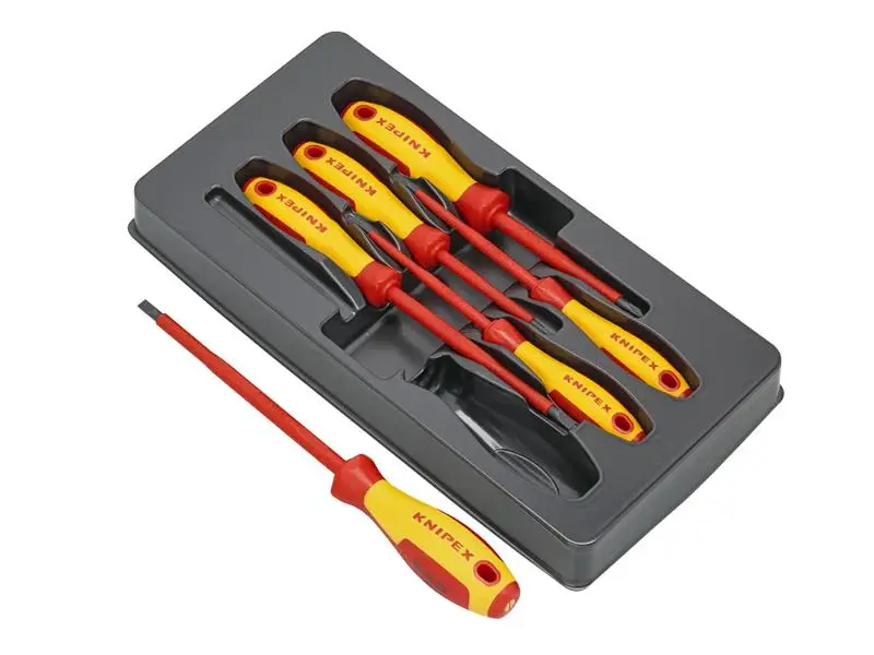 Knipex VDE Screwdriver Adjust, 6 Piece