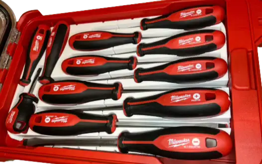 Packout Insert Milwaukee 12-Piece Tri-Lobe Screwdriver Place (MSD)