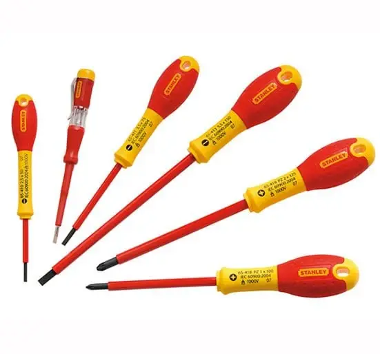 Stanley FatMax Screwdriver Set coated Parallel & Pozi 6 Piece