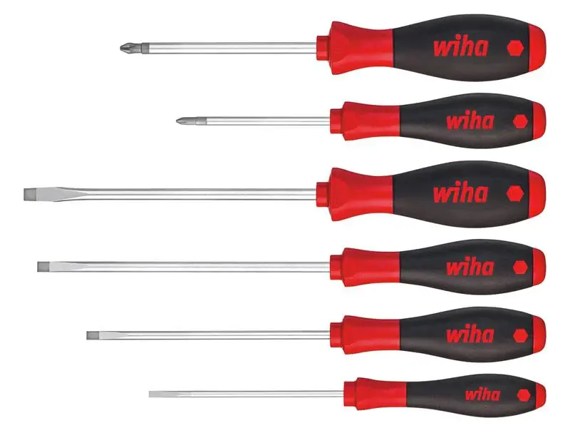 Wiha SoftFinish SL/PH Screwdriver Adjust, 6 Piece