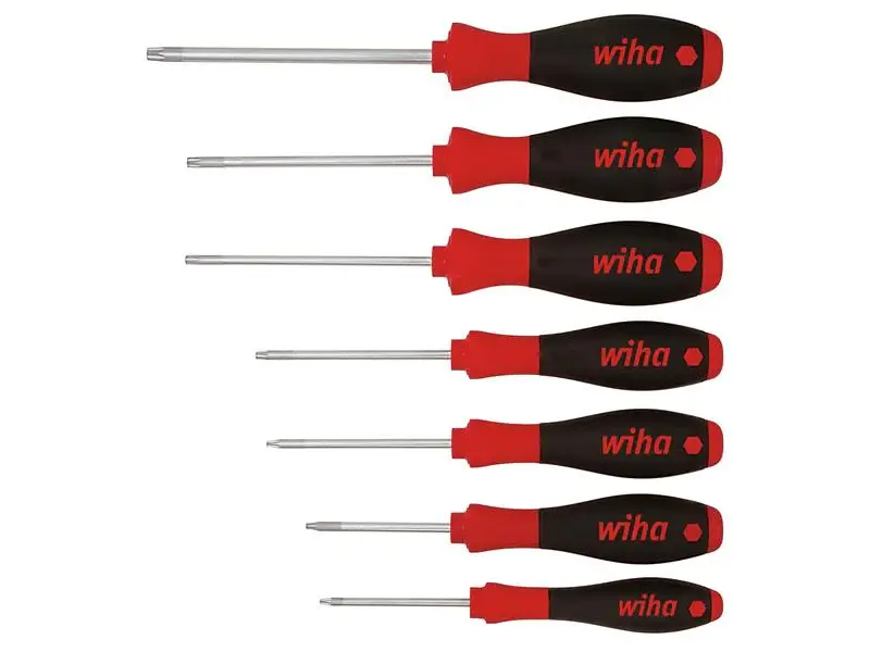 Wiha SoftFinish TORX Screwdriver Adjust, 7 Piece