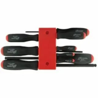 Bondhus Balldriver Hex Set Precision Screwdriver Set, Hex Ball, 9 Piece, 1.5 To 10 mm, 10699