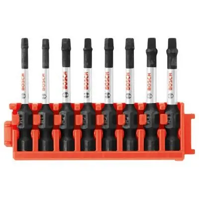 Bosch Adjustable 8 pieces Square 2 Inches Power Bit Clip, 2610046097