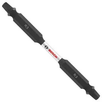 Bosch High-Performance Impact Tough™ 3.5 Inches Square #3 Double-Ended Bit, 2610039626