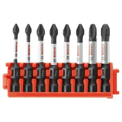 Bosch 8 pieces Phillips® Power Bit Clip, 2610046093