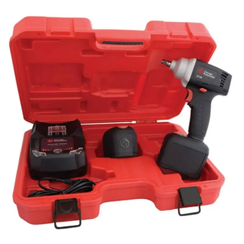 Stylishago Pneumatic 3/8" 12V Cordless Impact Kit 2-NI-CAD Batteries, CP8738 Chicago Pneumatic