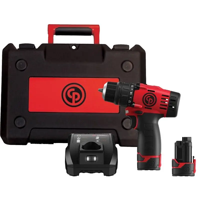 Stylishago Pneumatic 3/8 . Cordless Drill Driver Driver Kit, 8941085281 Chicago Pneumatic