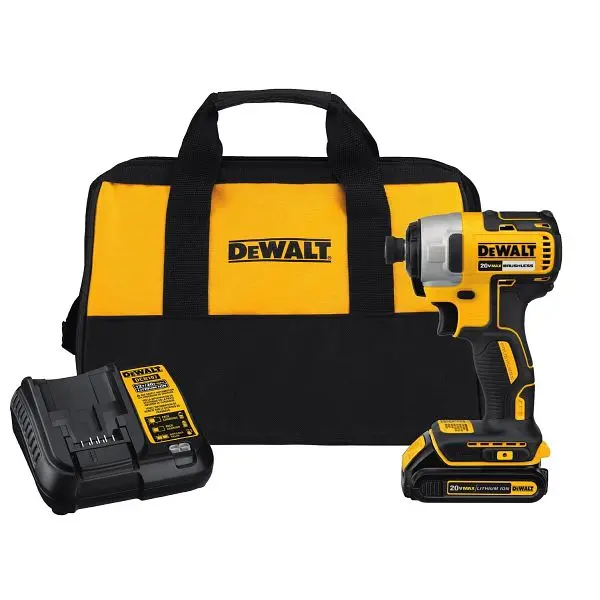 DeWalt 20V Max Brushless Impact Driver Kit, DCF787C1