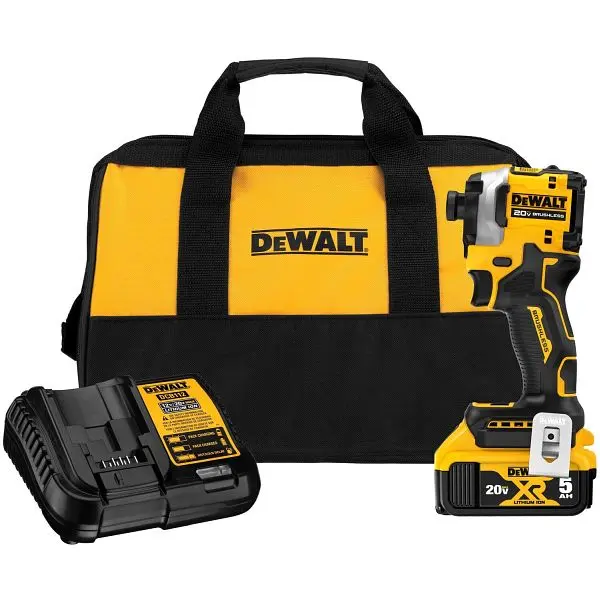 DeWalt Atomic 20V Max 1/4" Brushless Cordless 3-Speed Impact Driver Kit (1 Battery), DCF850P1