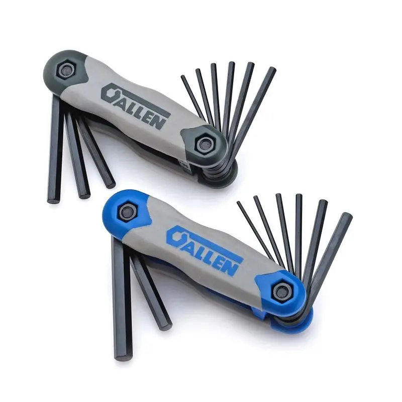 Gearwrench 17 Piece Dual Material Fold-up Inch, Metric Hex Key Set, 56632G