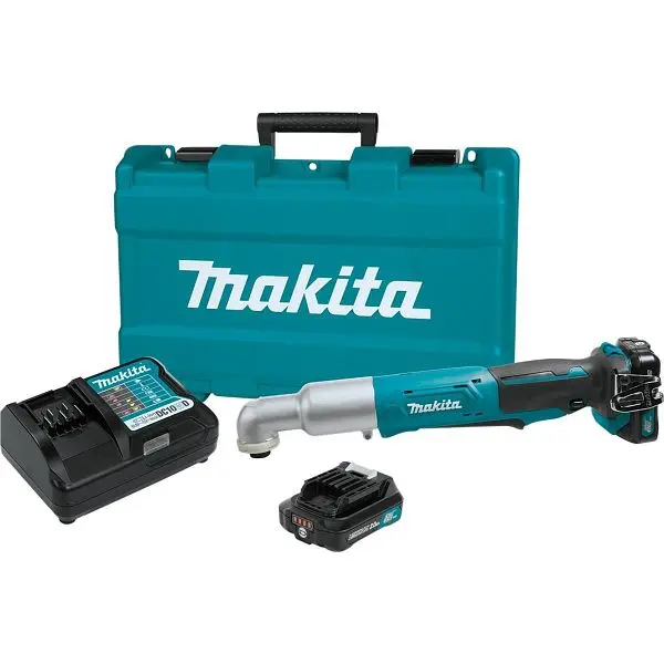 Makita Industrial 12V CXT 2.0 Ah Cordless Angle Impact Driver Kit, LT01R1