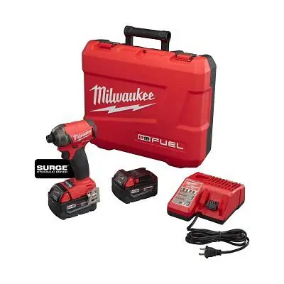 Milwaukee Protective M18 Fuel Surge 1/4" Hex Hydraulic Driver (2) Battery Kit, 2760-22
