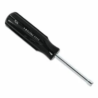 Proto Nut Driver, 3/16", Solid Round Shank, Fluted Handle, ANSI B107.12, ASME B107.110-2012, Federal GGG-W-657C, Slee...