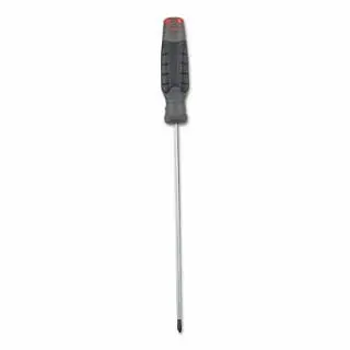 Proto Thread-Forming Screwdriver, #1 Phillips Point, Alloy Steel Shank, 12-1/2" OAL, Black Oxide/Sleek Chrome, JP0108R