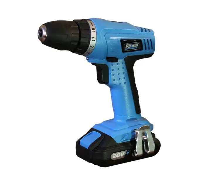 Pulsar 20V Li-ion Cordless Drill Driver & Cordless Lamp, PT25LK