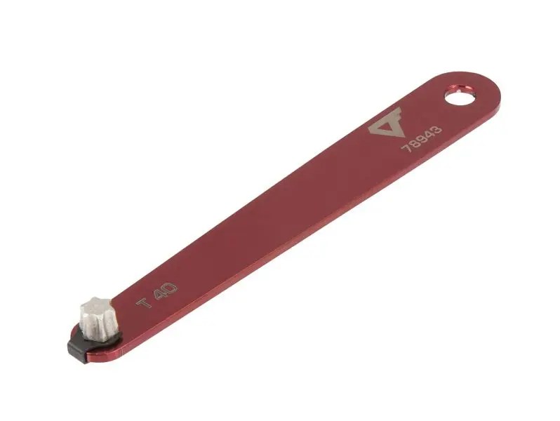 STEELMAN Diamond Tipped Low Profile T40 Torx Screwdriver, 78943