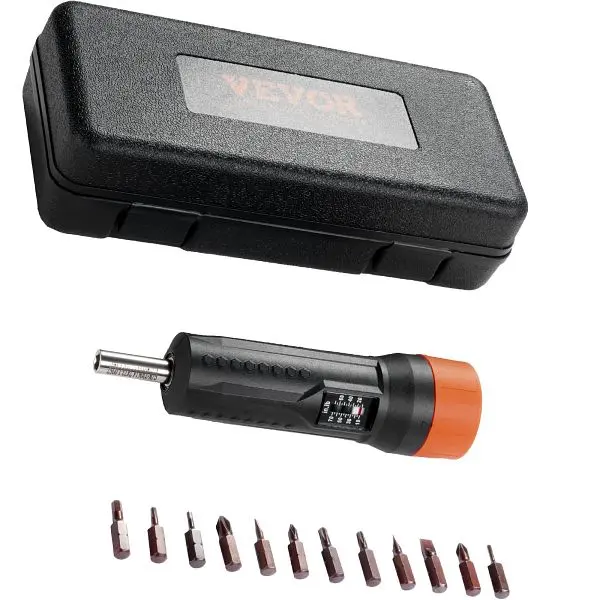 VEVOR 1/4" Drive Torque Screwdriver Wrench Set, 10-70 -lbs Torque Adjustment Range, 1 -lb Increment Torque Screwdrive...